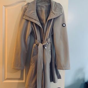 Calvin Klein dress coat tan Like New XL